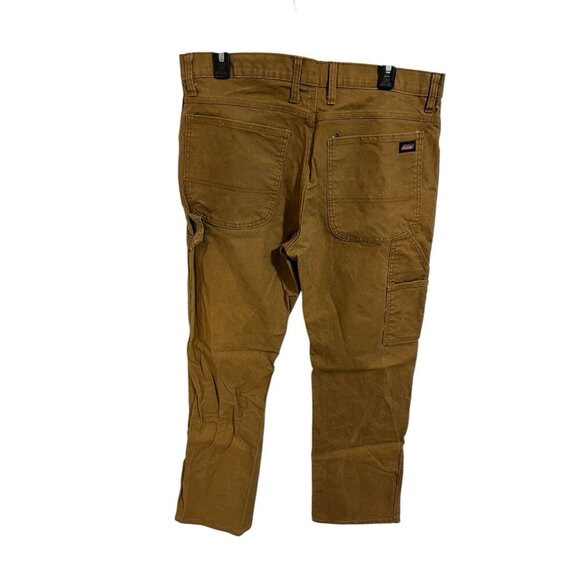 Dickies Men's Jeans 33x32 Brown Denim Carpenter Pants Workwear Straight Leg Mens - Picture 6 of 6